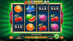 Multifruit 81 - Gameplay Image