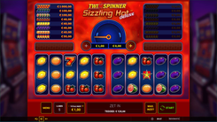 Twin Spinner Sizzling Hot deluxe - Gameplay Image